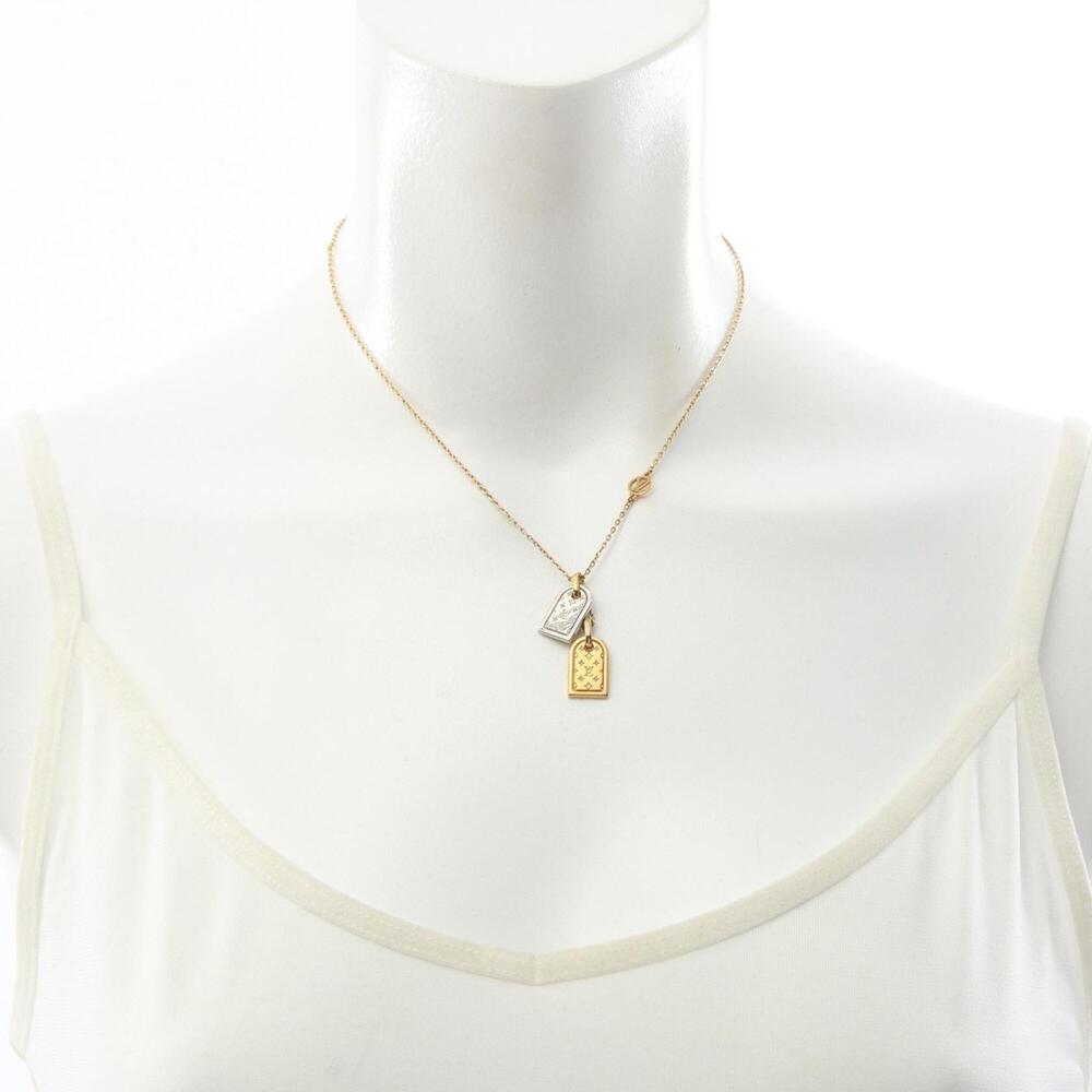 LOUIS VUITTON Gold Necklace - Picture 7 of 7